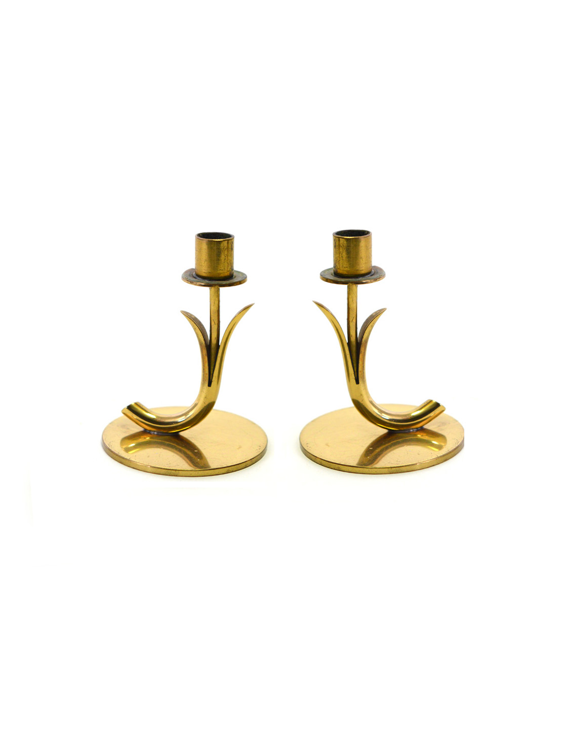 GUNNAR ANDER BRASS CANDLESTICKS