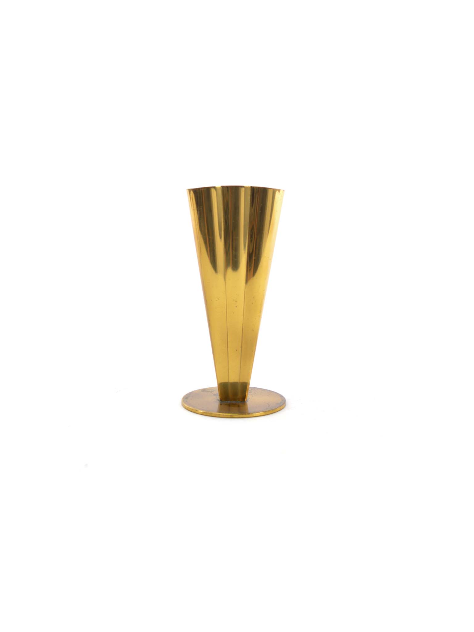 BRASS VASE BY GUNNAR ANDER